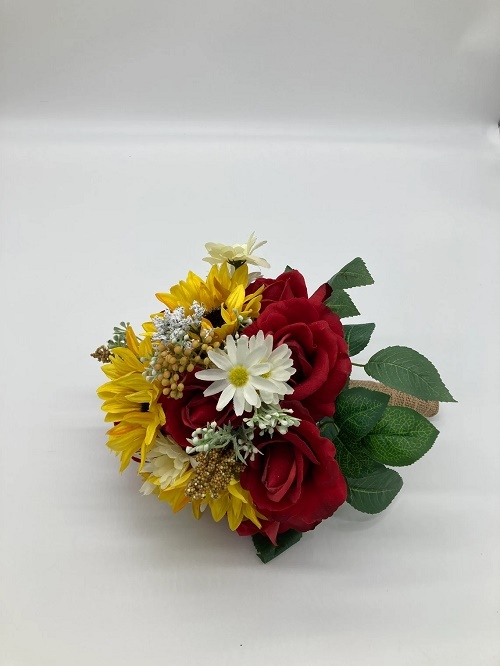 Rose and Sunflower Bouquet Favors