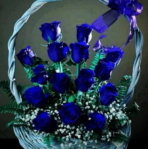 Blue Flower Arrangements 15