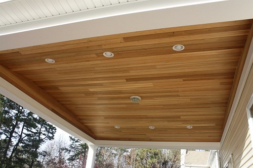 Cedar Plank Ceiling