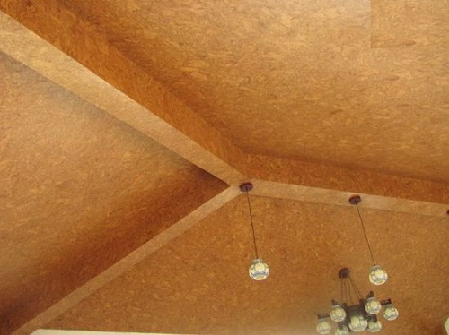 Cork Tiled Ceiling