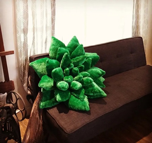 DIY Succulent Pillow 3