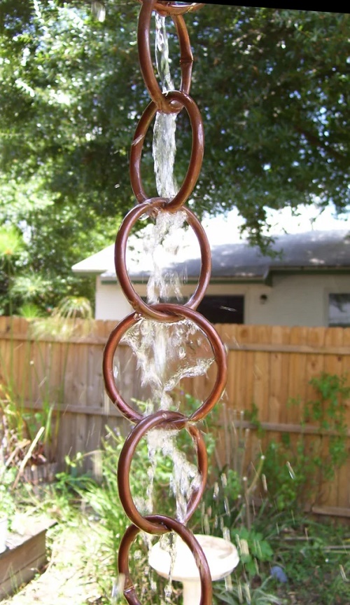 DIY Copper Rain Chain