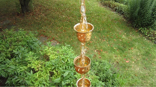 Decorative Cup Rain Chain