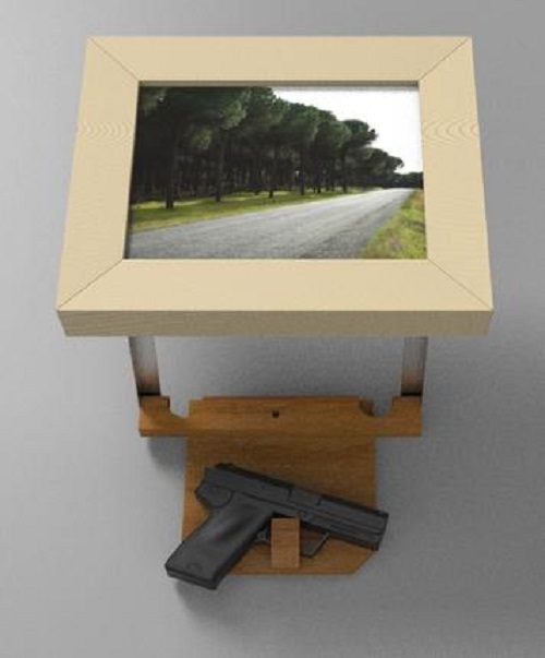 Picture Frame Hidden Gun Safe