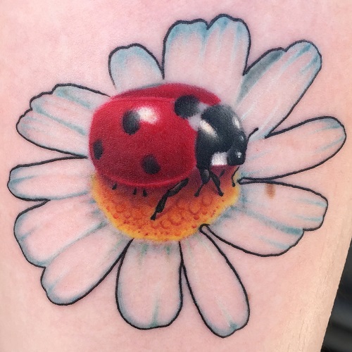 Ladybug Tattoo Design and Meaning 5