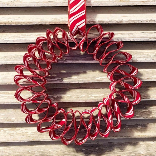 Ribbon Wreath Ideas 14