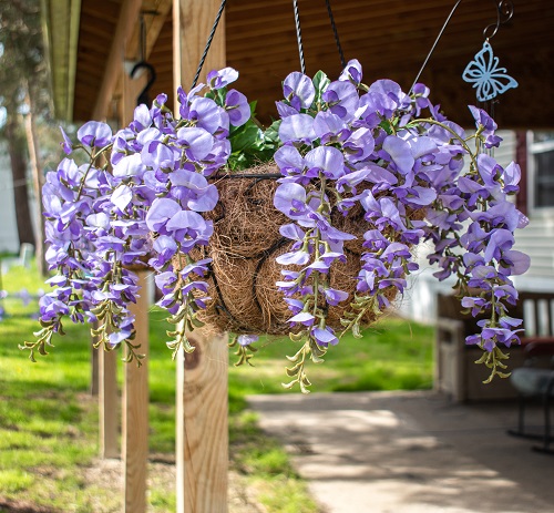 Purple Hanging Flowers 9