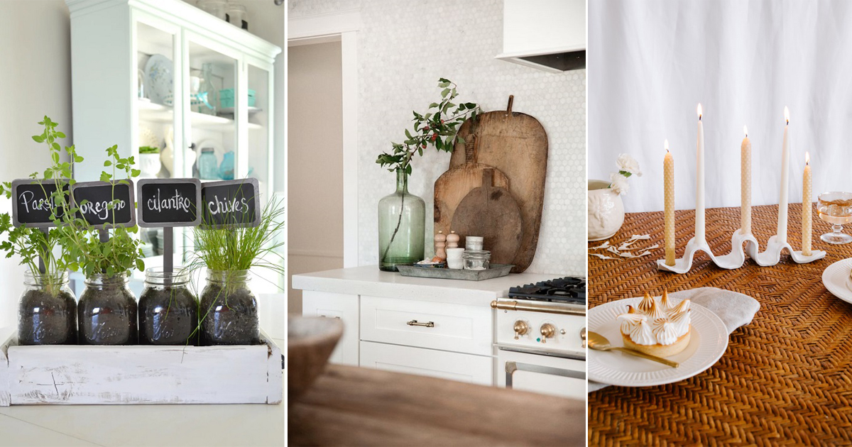 19 Awesome Kitchen Counter Decor Ideas - Hello Lidy