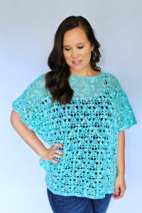 8 Crochet Summer Poncho Top Free Patterns - Hello Lidy