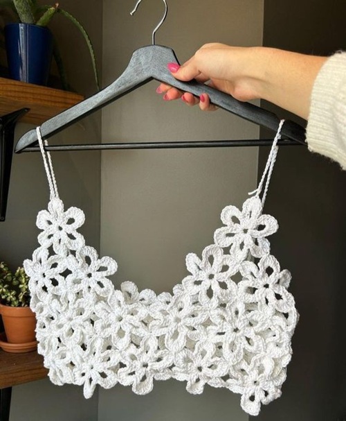 Crochet Floral Top Free Patterns