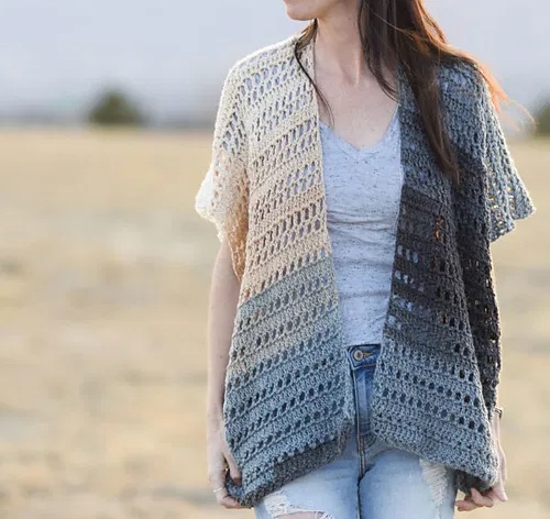 top Crochet Lightweight Kimono Free Patterns