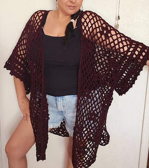 beautiful Crochet Lightweight Kimono Free Patterns