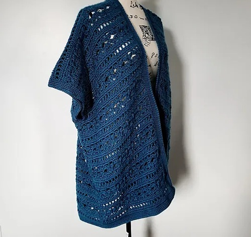 top Crochet Lightweight Kimono Free Patterns