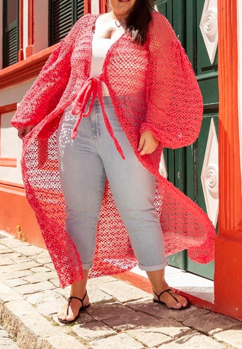 Crochet Lightweight Kimono Free Patterns