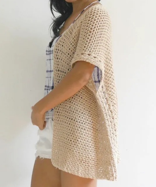Amazing Crochet Lightweight Kimono Free Patterns