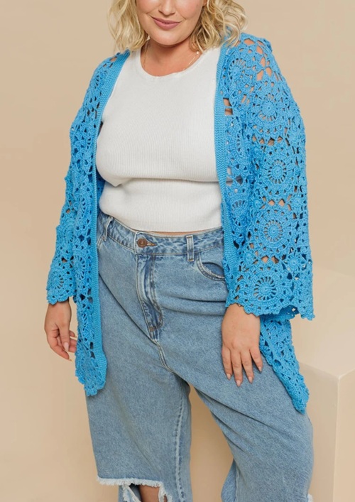 best Crochet Lightweight Kimono Free Patterns
