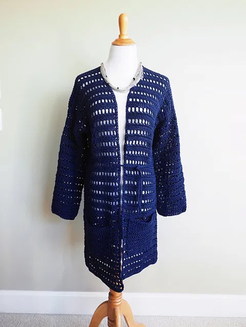 top Crochet Lightweight Kimono Free Patterns