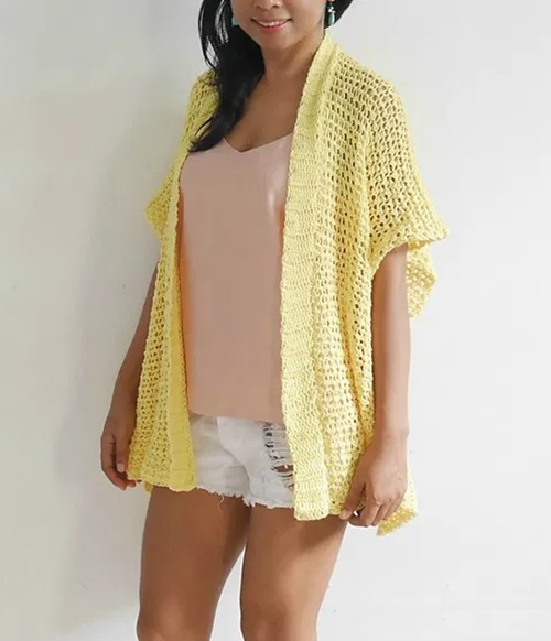 Crochet Lightweight Kimono Free Patterns