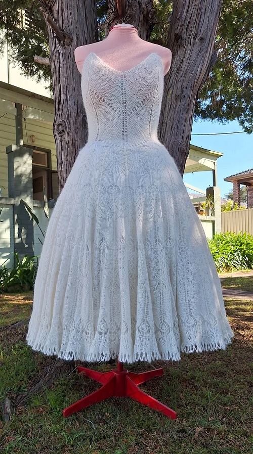 Knitted Wedding Dress Free Patterns