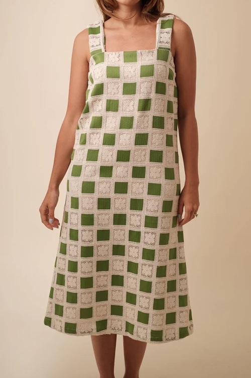 Checkered Dress Crochet Patterns