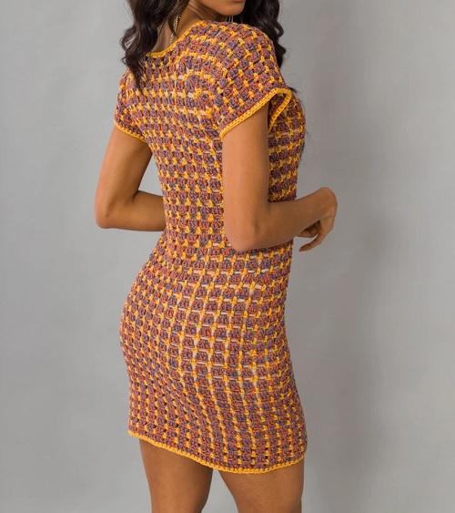 Crochet Cocktail Dress Free Patterns 2