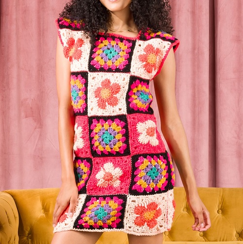 Crochet Floral Dress Free Patterns 1
