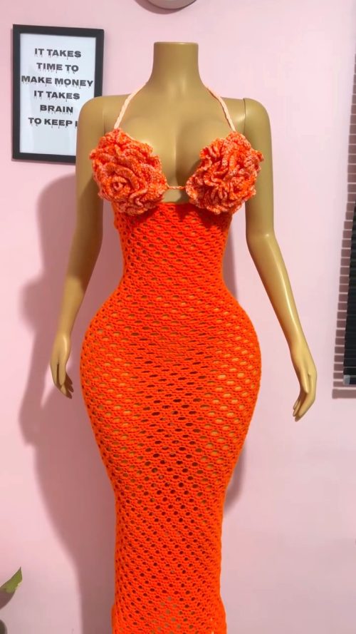 Crochet Floral Dress Free Patterns 2