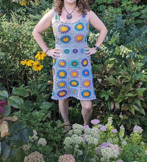 Crochet Floral Dress Free Patterns 3
