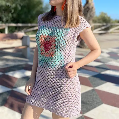 Crochet Mini Dress Free Patterns