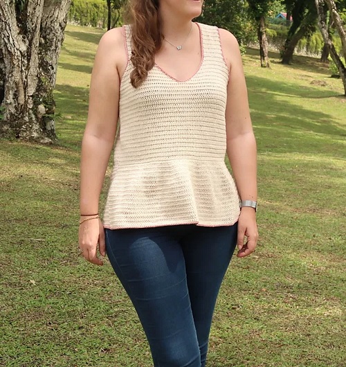 Peplum Summer Top