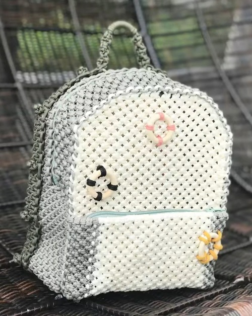 Macrame tutorial -Backpack