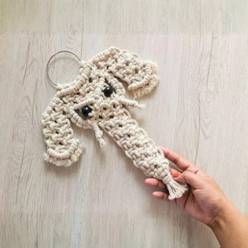 Macrame Elephant Wall Hanging Free Patterns
