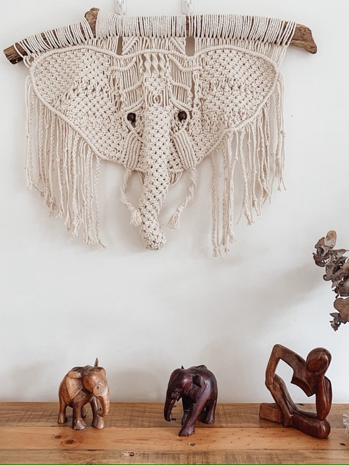 Macrame Elephant Wall Hanging Free Patterns