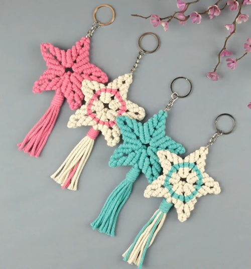 Macrame Keychain Tutorial For Beginners
