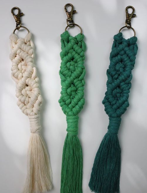 Macrame Keychain Free Patterns