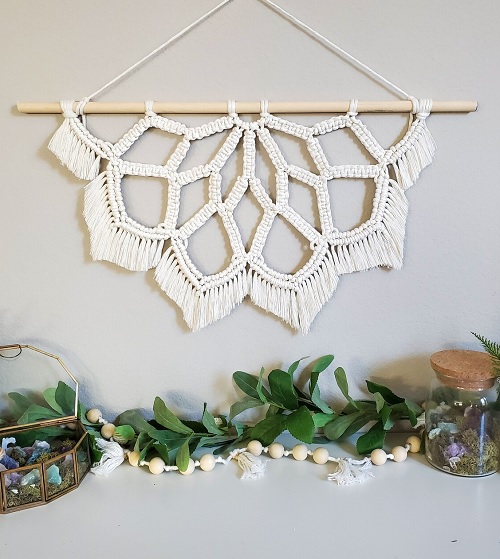 macrame lotus mandala