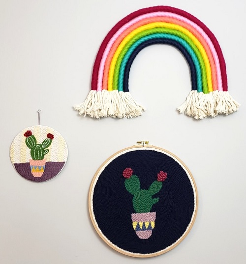 Macrame Rainbow Wall Hanging Free Patterns 2