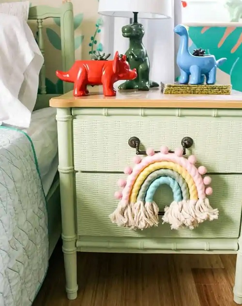 Mini Macrame Rainbow Wall Hanging