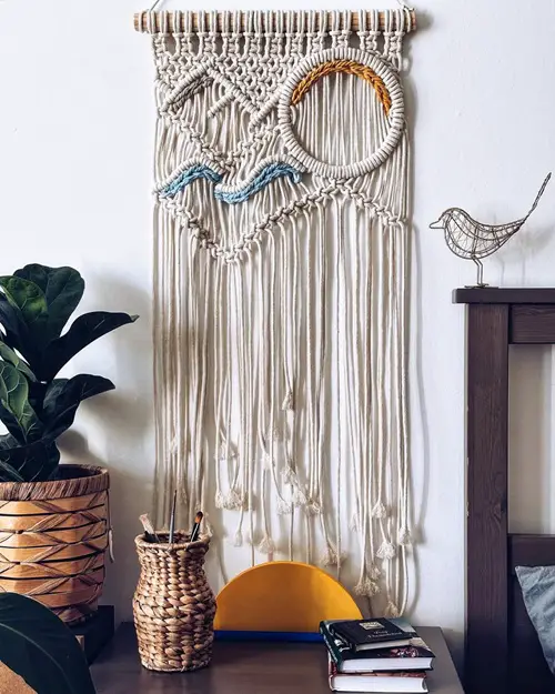 New Macrame ELEMENTS in wall hanging SUN