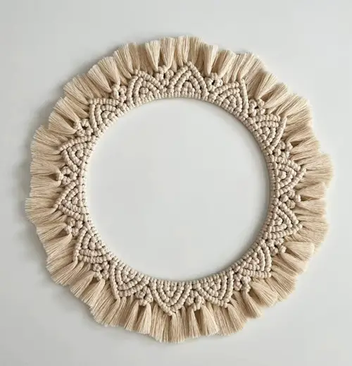 DIY Macramé Sun Mandala