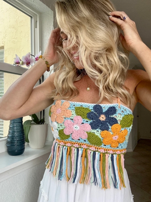 Wildflower Top Crochet Pattern