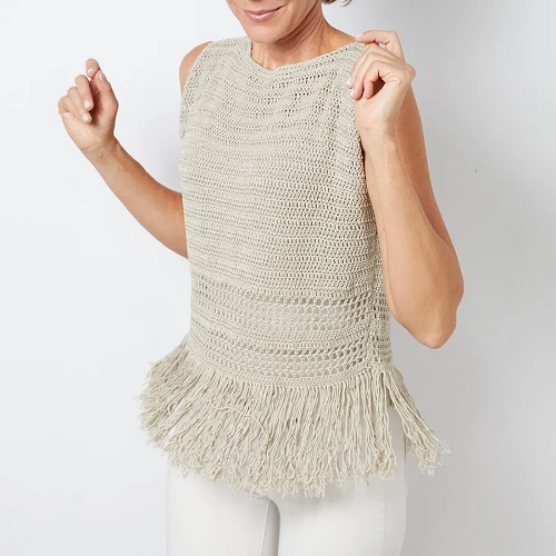 Fringe Tank Top