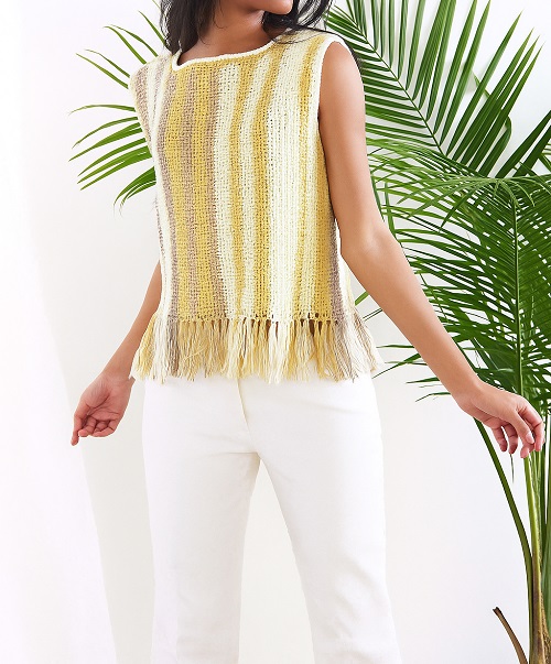 Fringe Crochet Tank