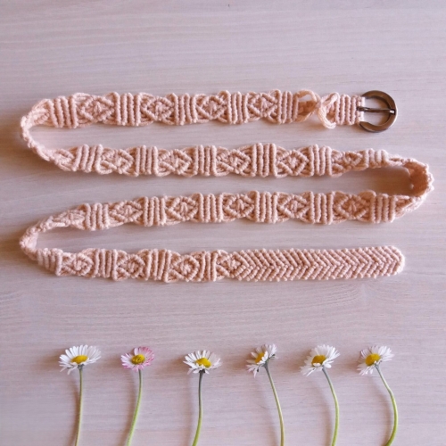 Bohemian Macrame Belt