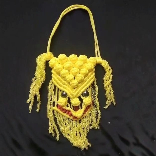 DIY Macrame Dog Wall Hanging