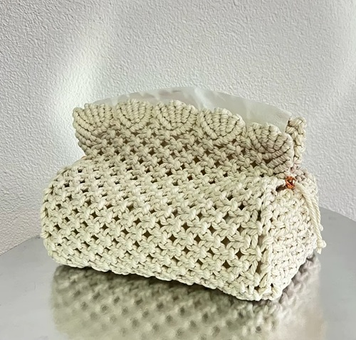 Macrame Tissue Box