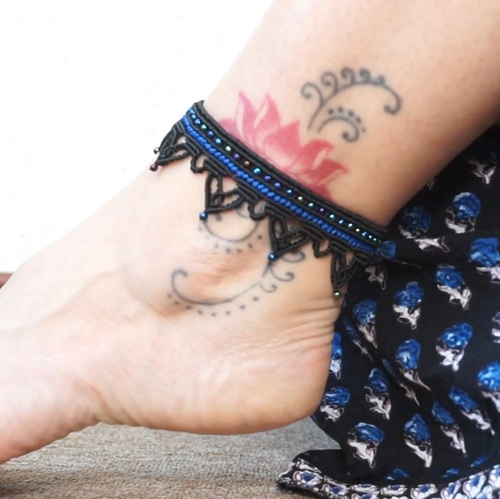 NEW Boho Micro Macrame Anklet