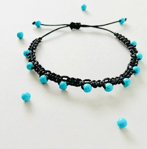 Fast Macrame Anklet