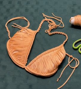Keyhole Macrame T-Back Bikini Set