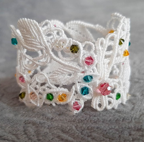 Macrame Crystal Bracelets Free Patterns 3